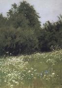 Levitan, Isaak Meadow at the forest edge oil on canvas